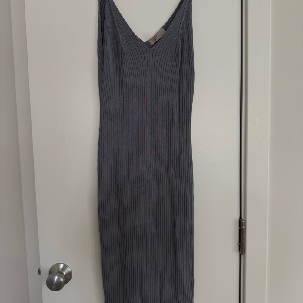 H&M Blue Sleeveless Dress